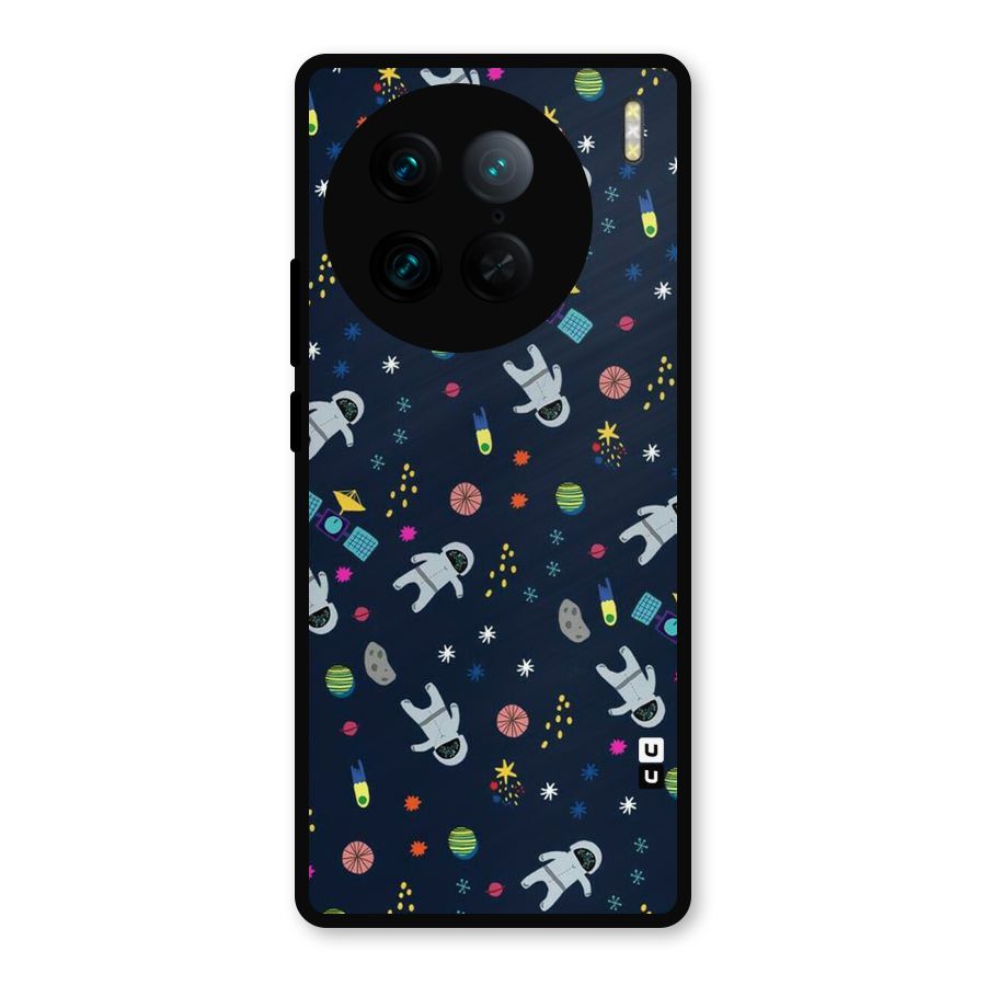 Spaceman Dance Metal Back Case for Vivo X90 Pro