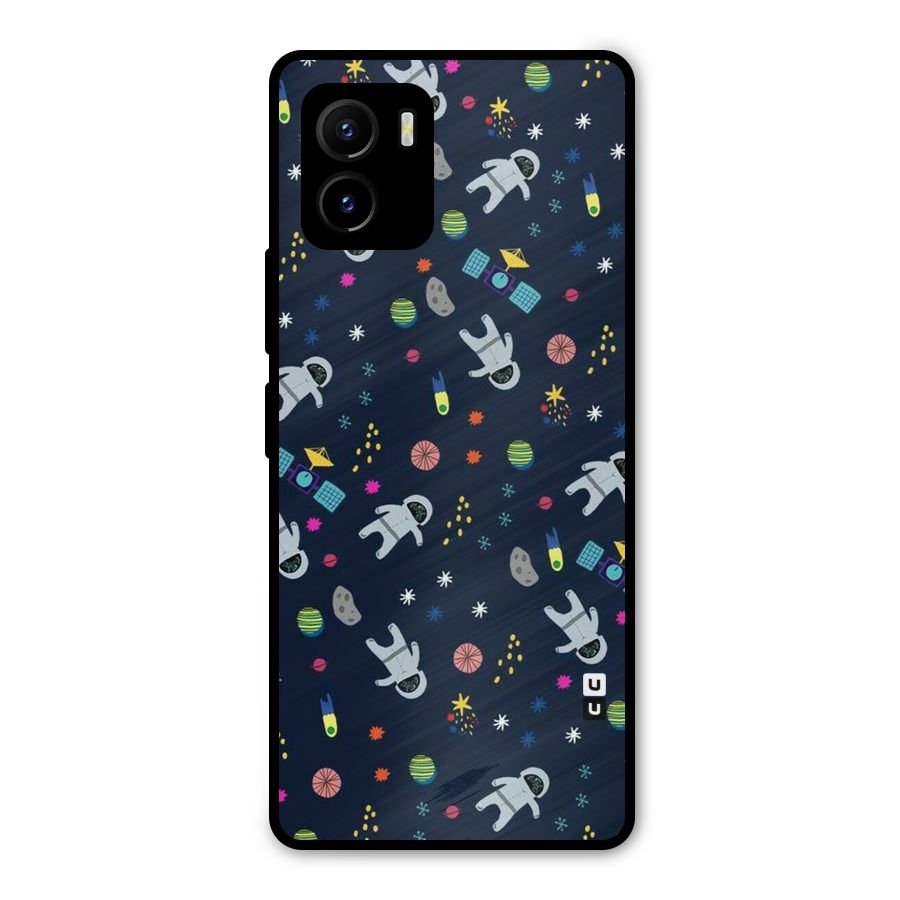 Spaceman Dance Metal Back Case for Vivo Y15s