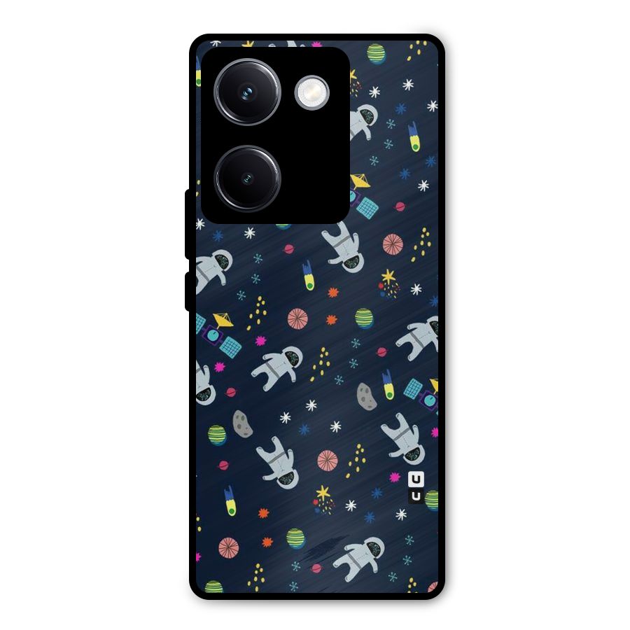 Spaceman Dance Metal Back Case for Vivo Y300 Plus
