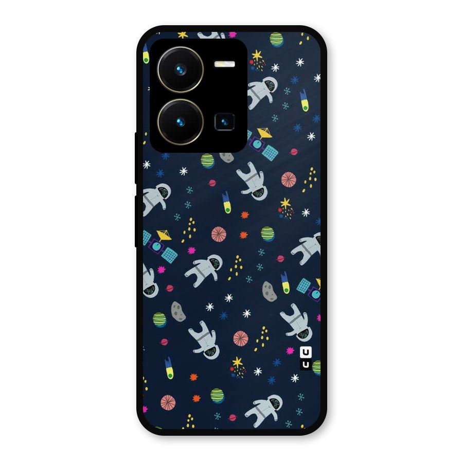 Spaceman Dance Metal Back Case for Vivo Y35
