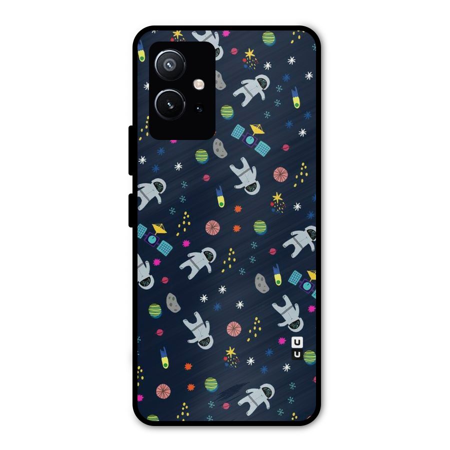 Spaceman Dance Metal Back Case for Vivo Y75 5G