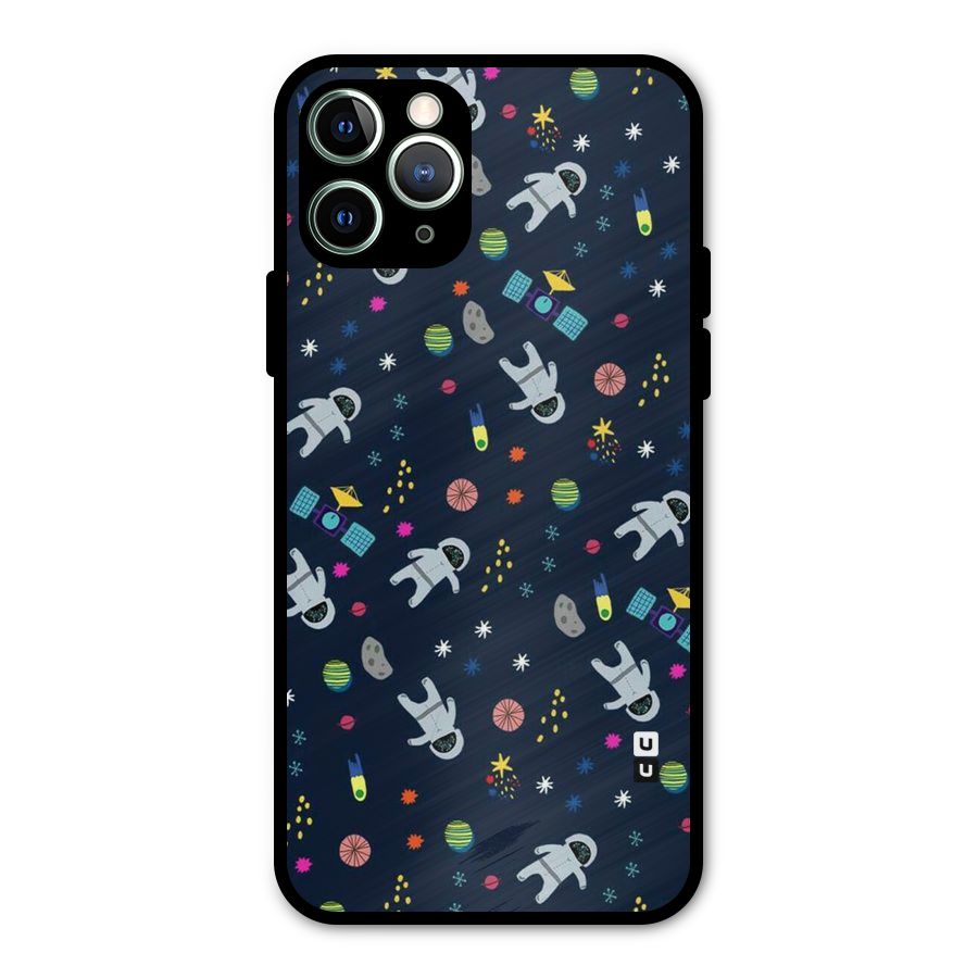 Spaceman Dance Metal Back Case for iPhone 11 Pro Max