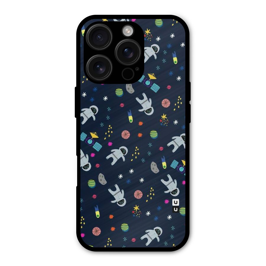 Spaceman Dance Metal Back Case for iPhone 16 Pro