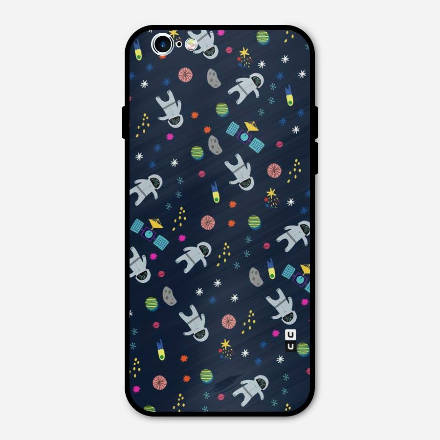 Spaceman Dance Metal Back Case for iPhone 6 6s