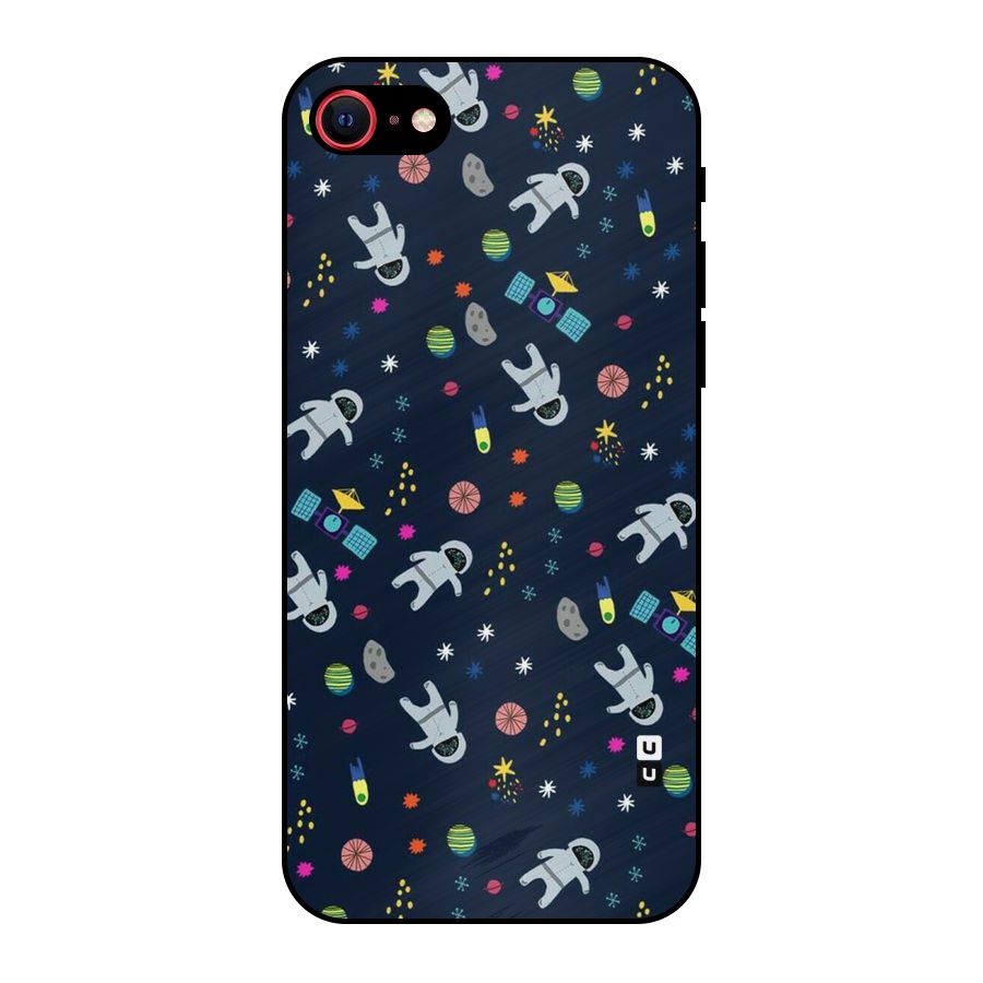 Spaceman Dance Metal Back Case for iPhone 7