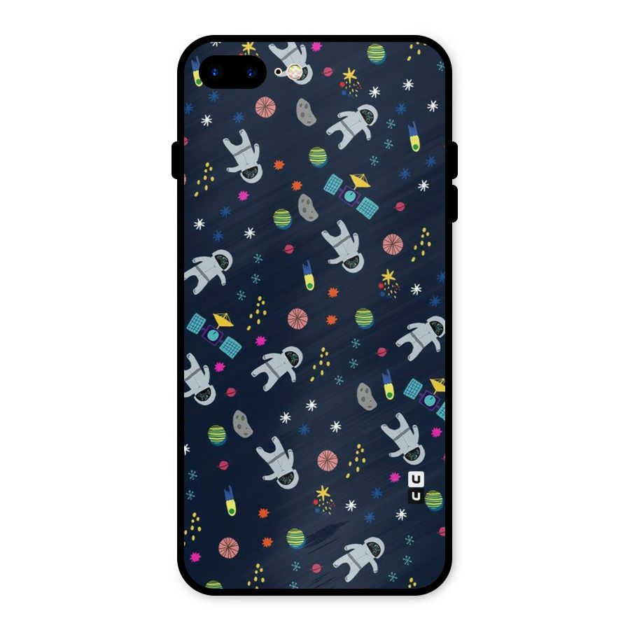 Spaceman Dance Metal Back Case for iPhone 7 Plus