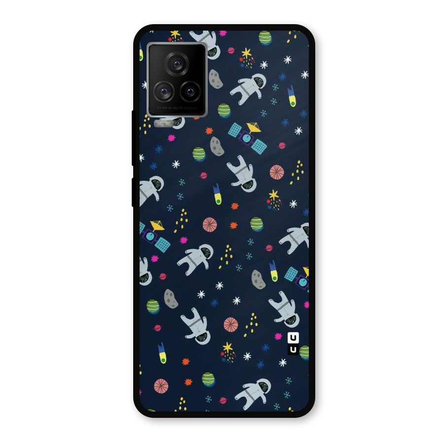 Spaceman Dance Metal Back Case for iQOO 7 Legend 5G
