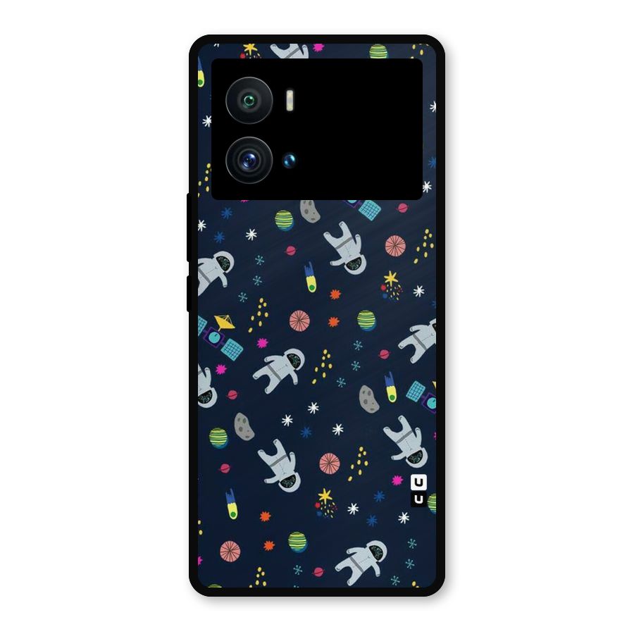 Spaceman Dance Metal Back Case for iQOO 9 Pro