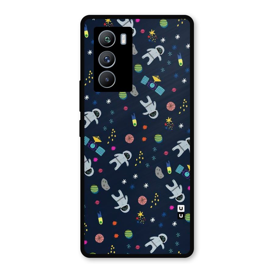 Spaceman Dance Metal Back Case for iQOO 9 SE