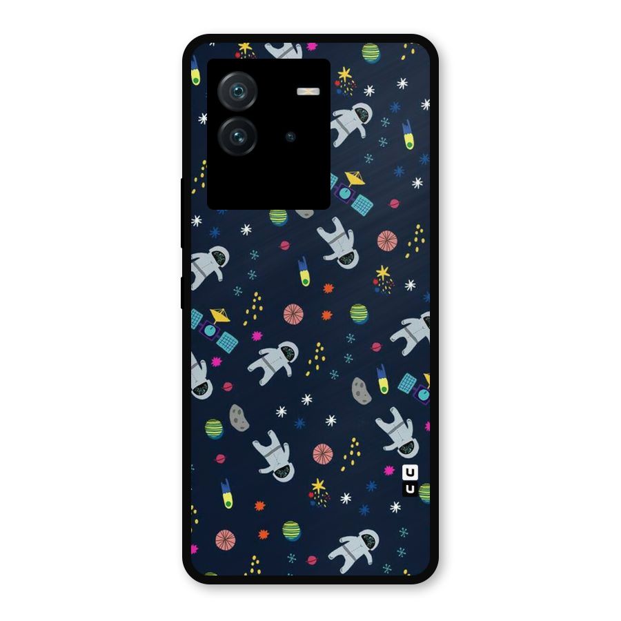 Spaceman Dance Metal Back Case for iQOO Neo 6 5G