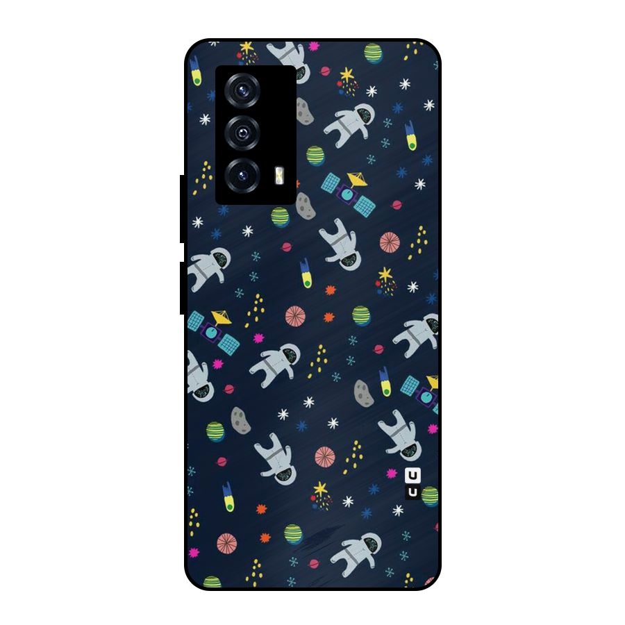 Spaceman Dance Metal Back Case for iQOO Z5