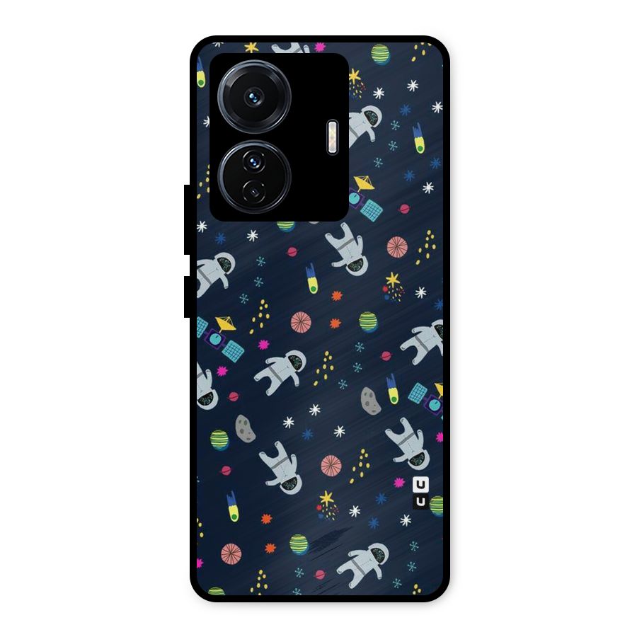 Spaceman Dance Metal Back Case for iQOO Z6