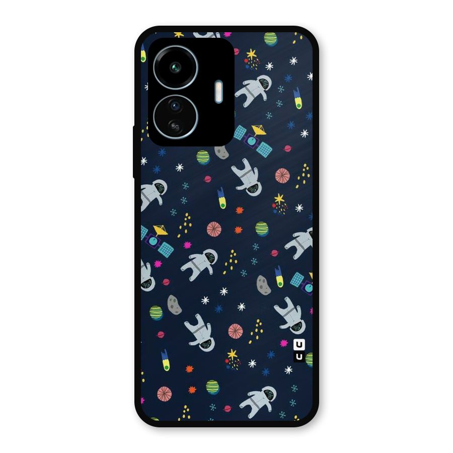 Spaceman Dance Metal Back Case for vivo iQOO Z6 Lite 5G