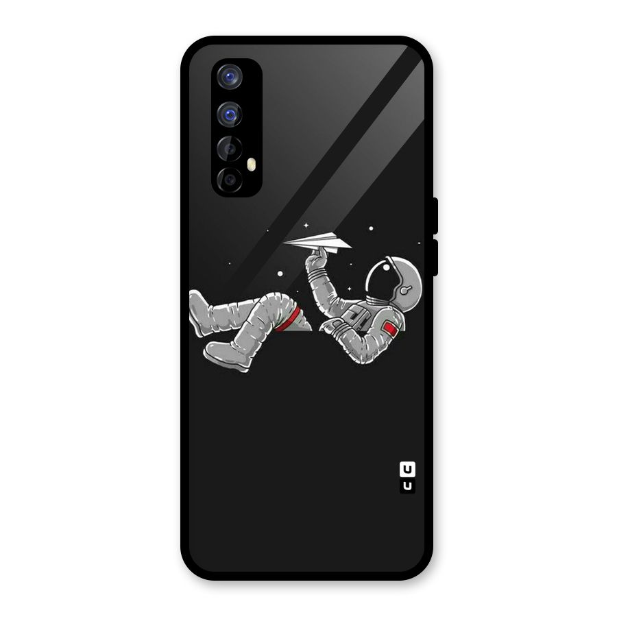 Spaceman Flying Glass Back Case for Realme Narzo 20 Pro