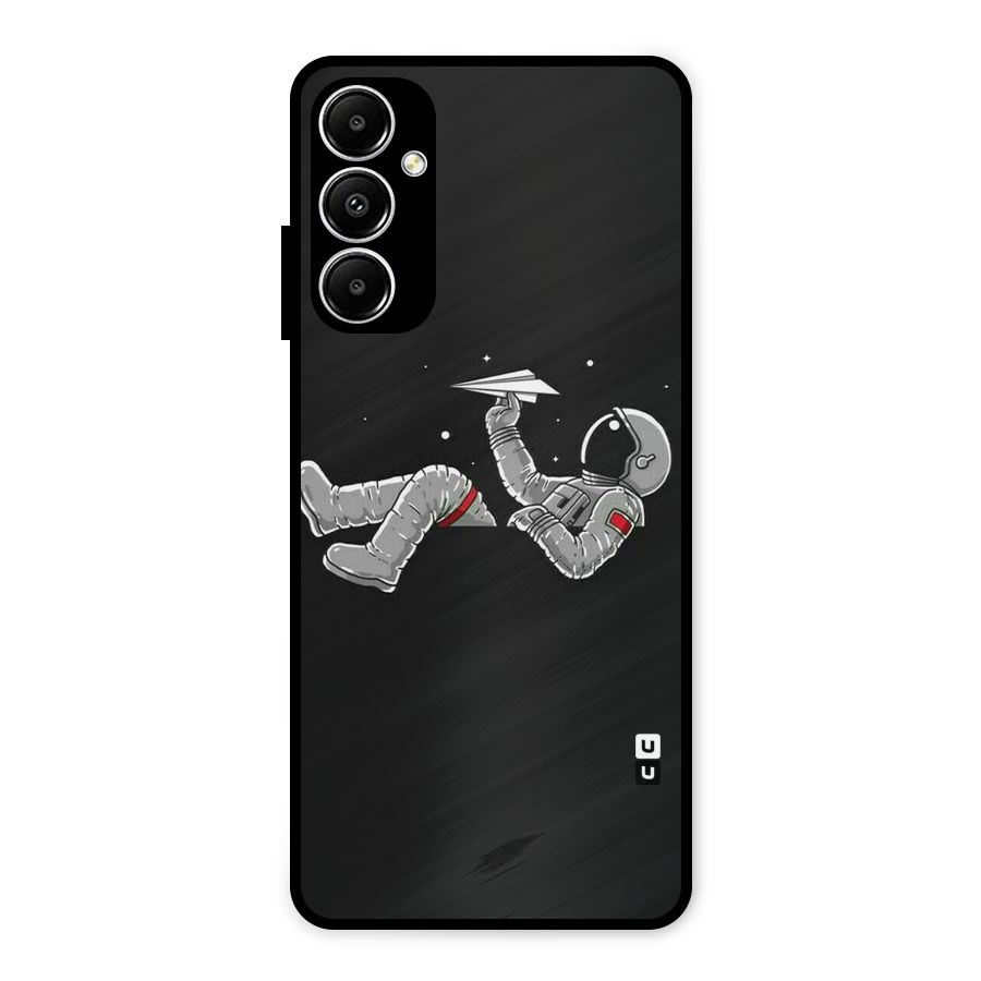 Spaceman Flying Metal Back Case for Galaxy A05s
