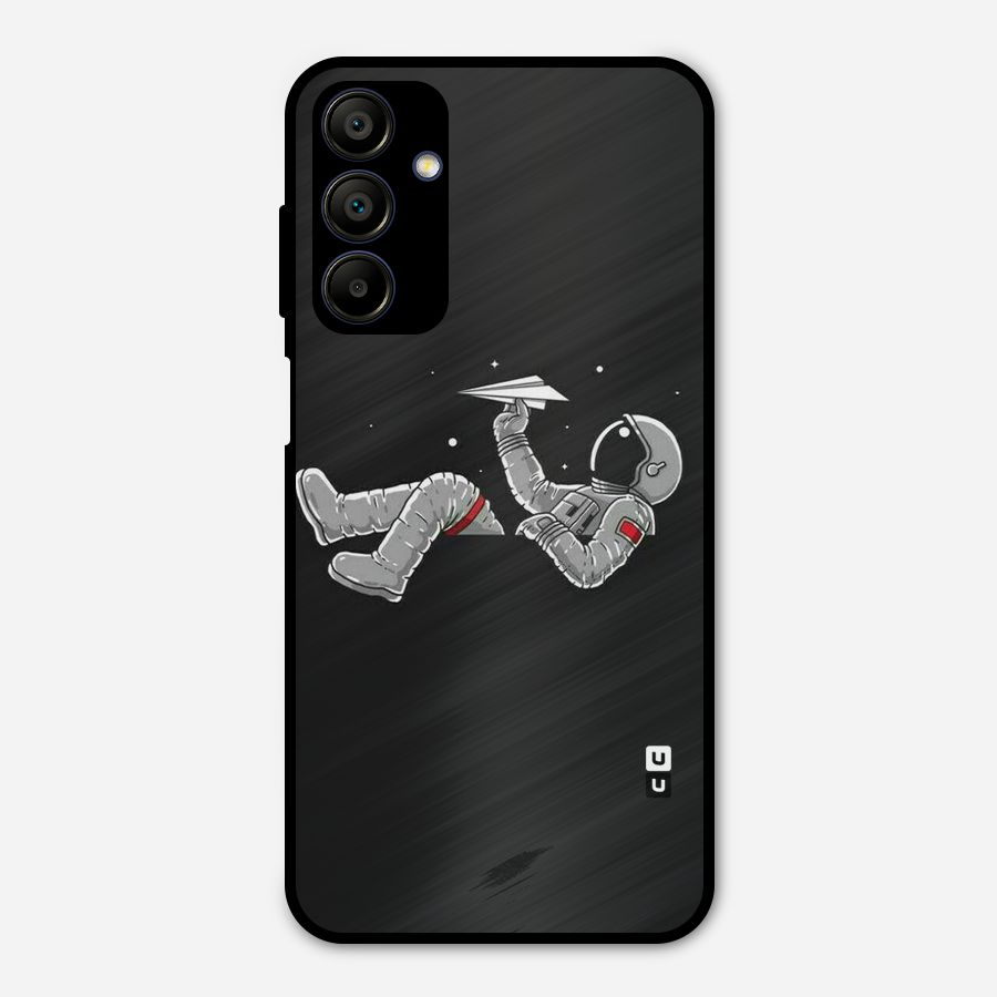 Spaceman Flying Metal Back Case for Galaxy A15 5G