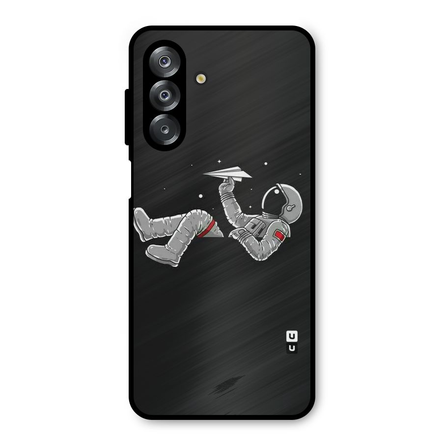 Spaceman Flying Metal Back Case for Galaxy A26