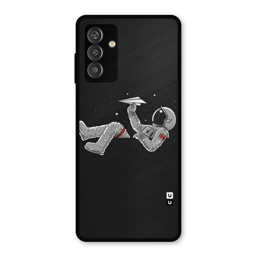 Spaceman Flying Metal Back Case for Galaxy F13