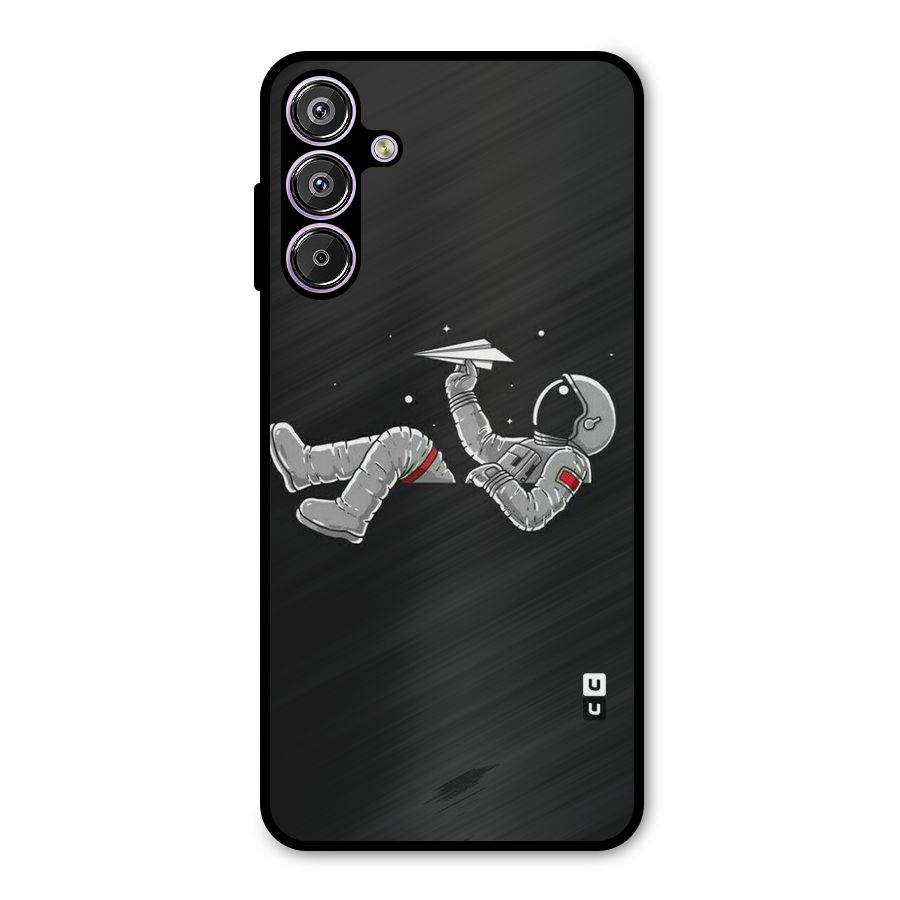 Spaceman Flying Metal Back Case for Galaxy F15