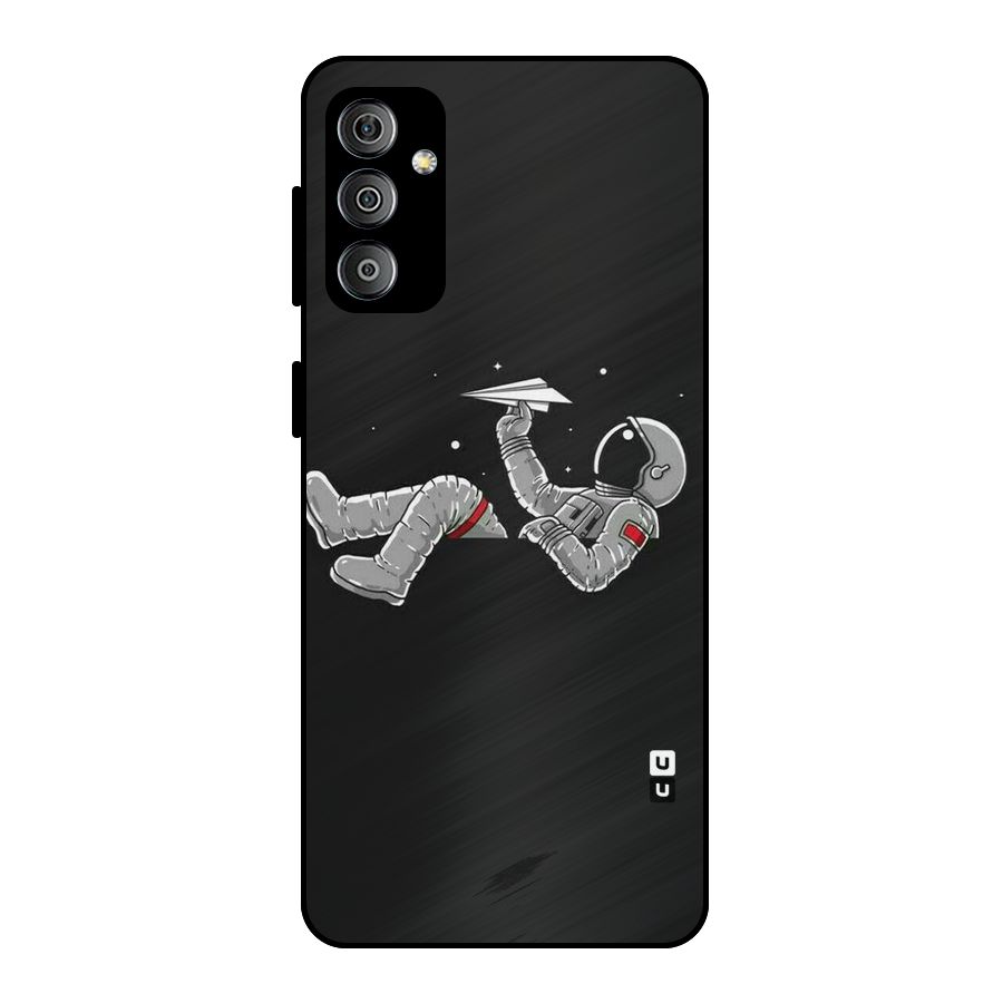 Spaceman Flying Metal Back Case for Galaxy F23