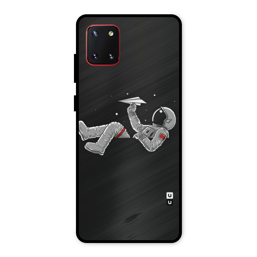 Spaceman Flying Metal Back Case for Galaxy Note 10 Lite
