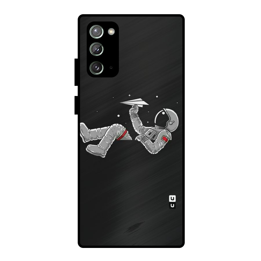 Spaceman Flying Metal Back Case for Galaxy Note 20