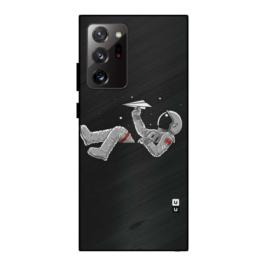 Spaceman Flying Metal Back Case for Galaxy Note 20 Ultra 5G