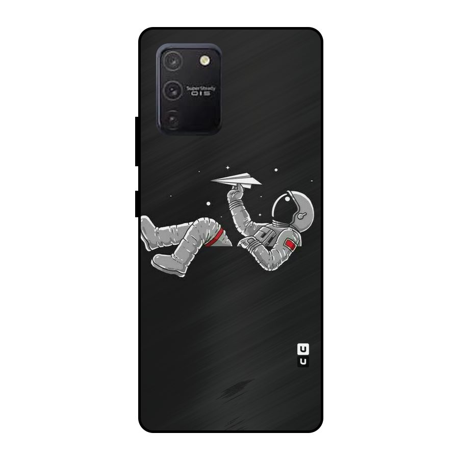 Spaceman Flying Metal Back Case for Galaxy S10 Lite
