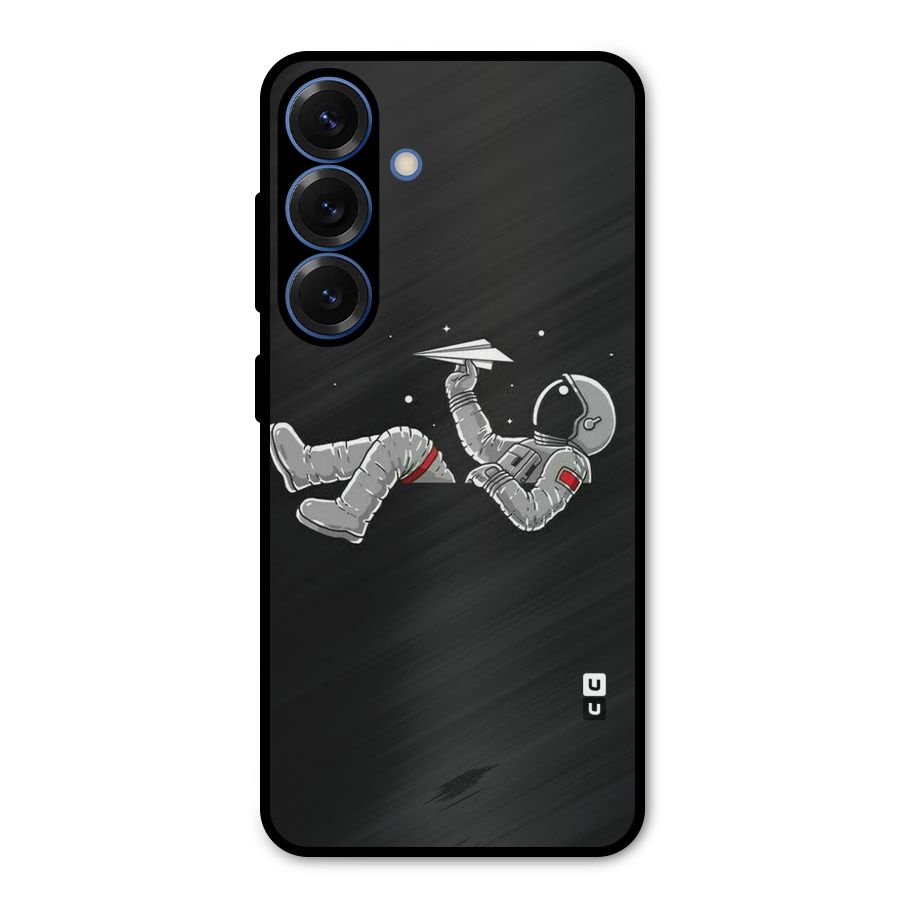 Spaceman Flying Metal Back Case for Galaxy S25