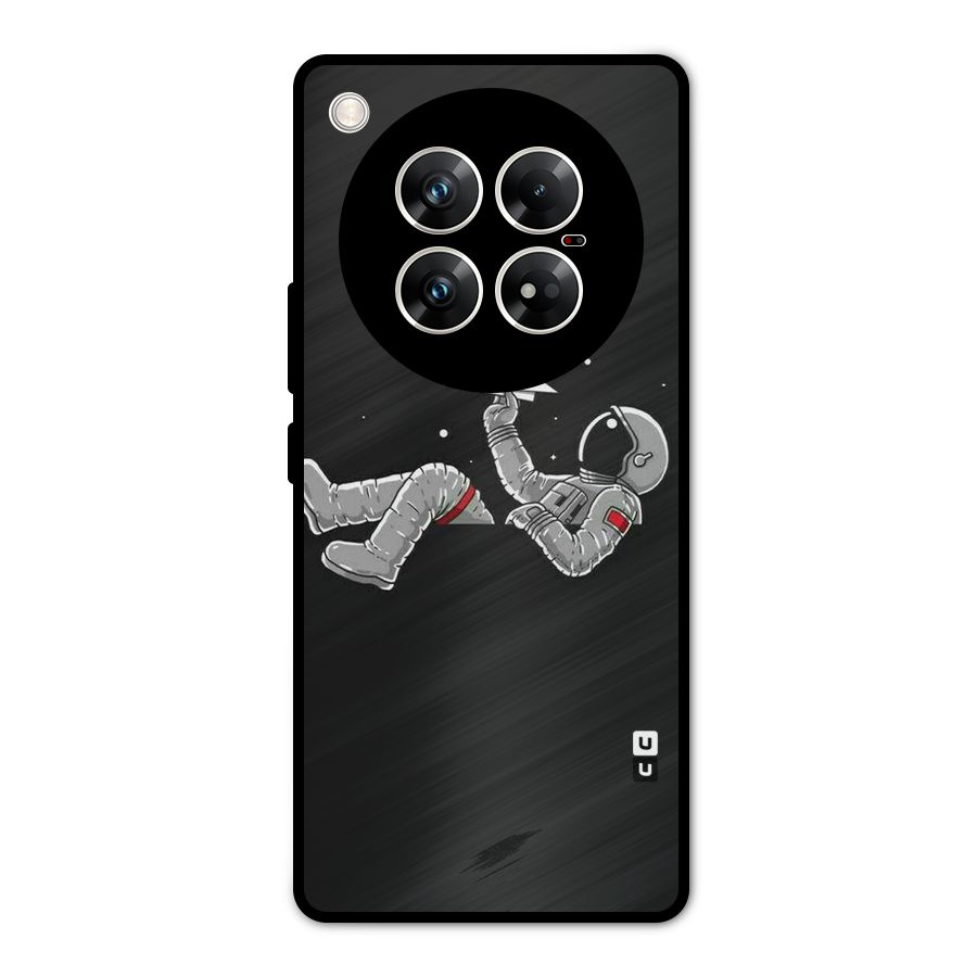 Spaceman Flying Metal Back Case for Infinix Zero 40 5G