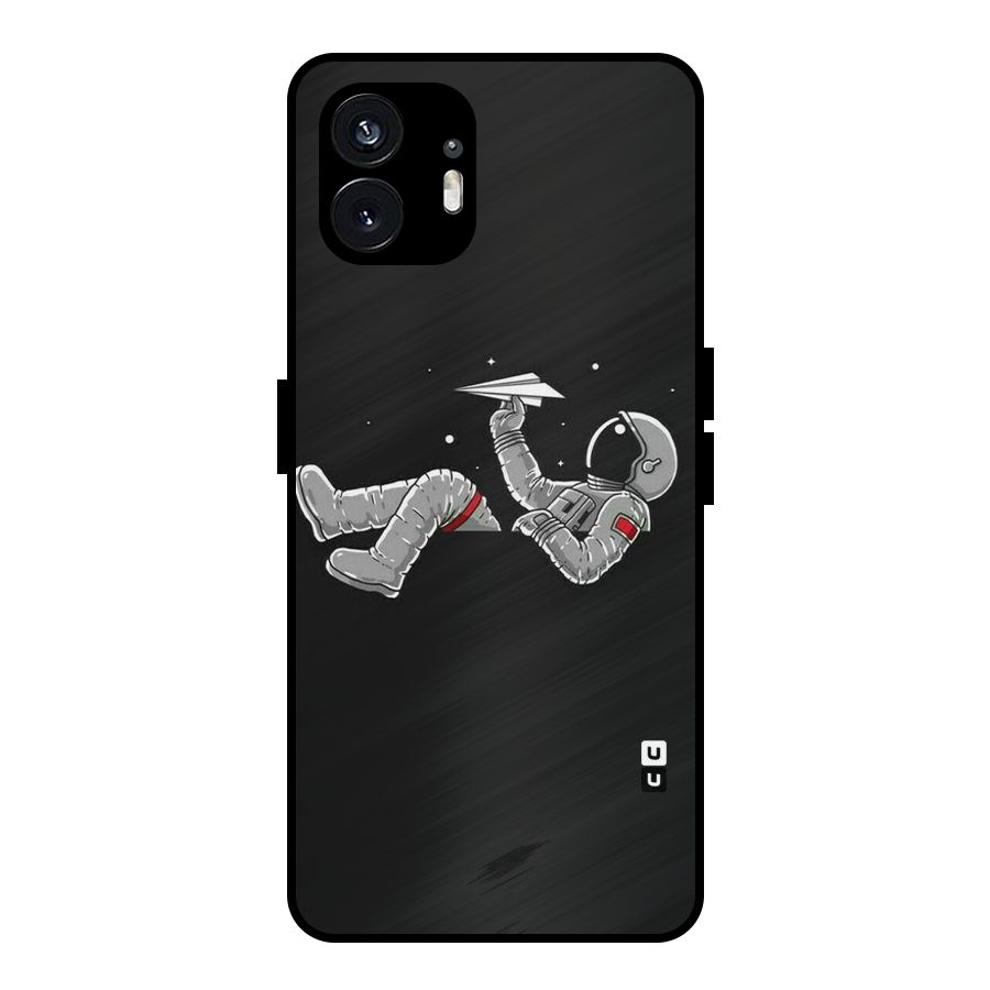 Spaceman Flying Metal Back Case for Nothing Phone 2