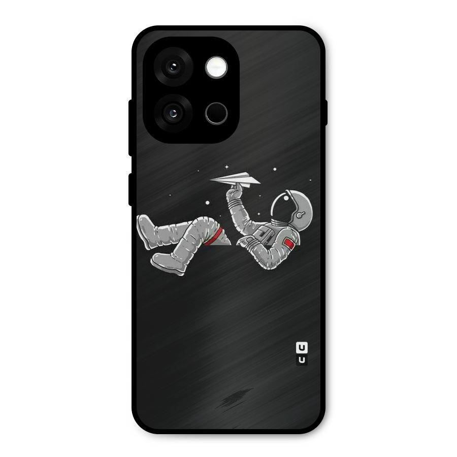 Spaceman Flying Metal Back Case for OnePlus 13s