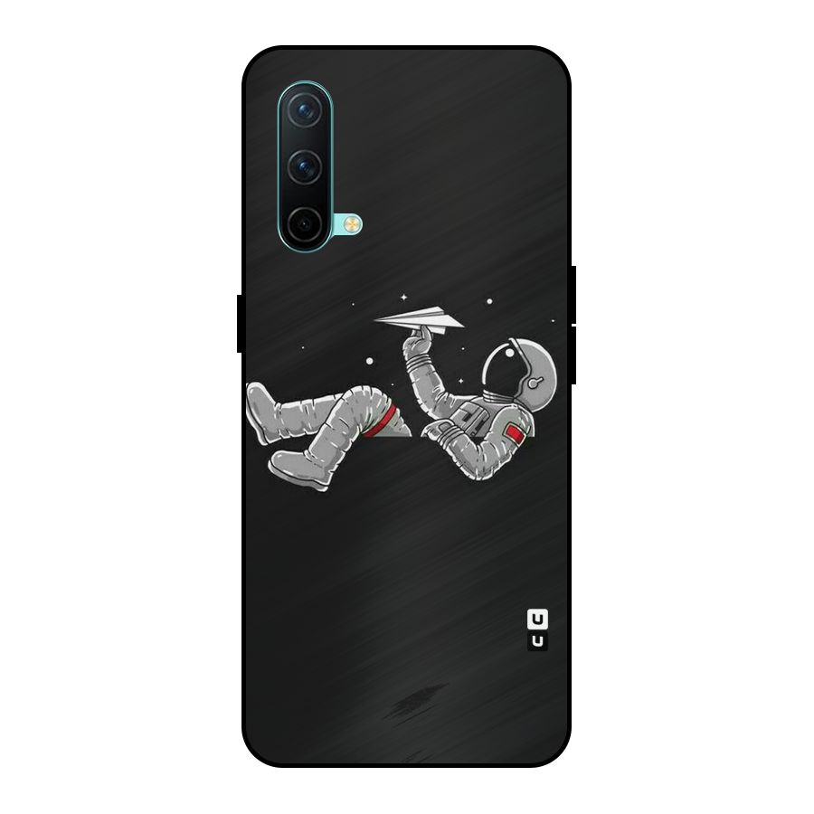 Spaceman Flying Metal Back Case for OnePlus Nord CE 5G