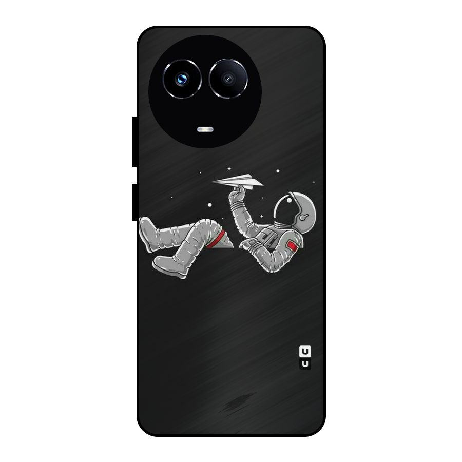 Spaceman Flying Metal Back Case for Realme 11 5G
