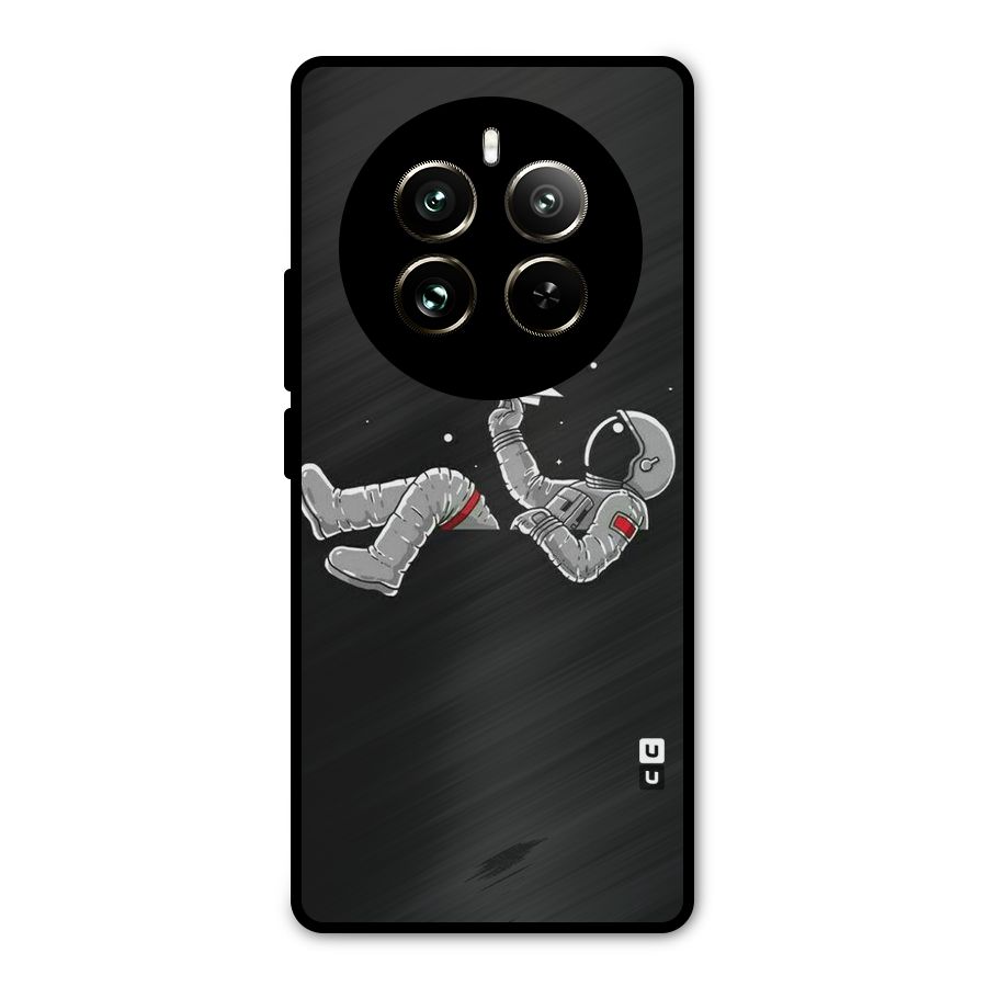Spaceman Flying Metal Back Case for Realme 12 Pro