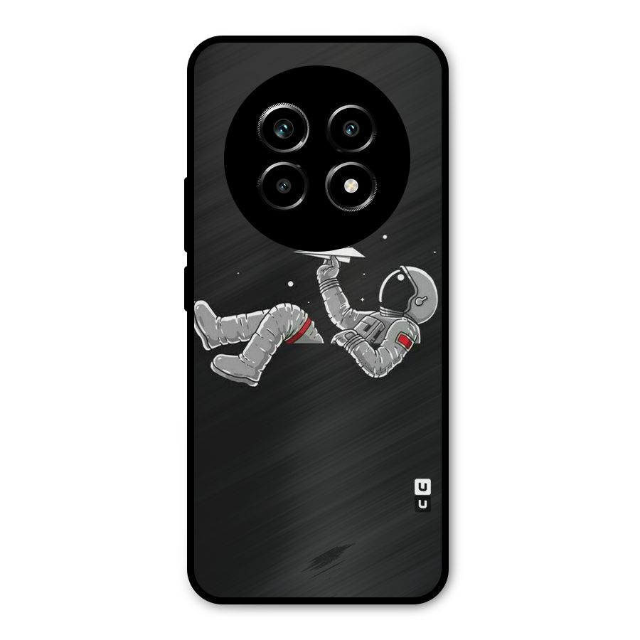 Spaceman Flying Metal Back Case for Realme 13 Pro