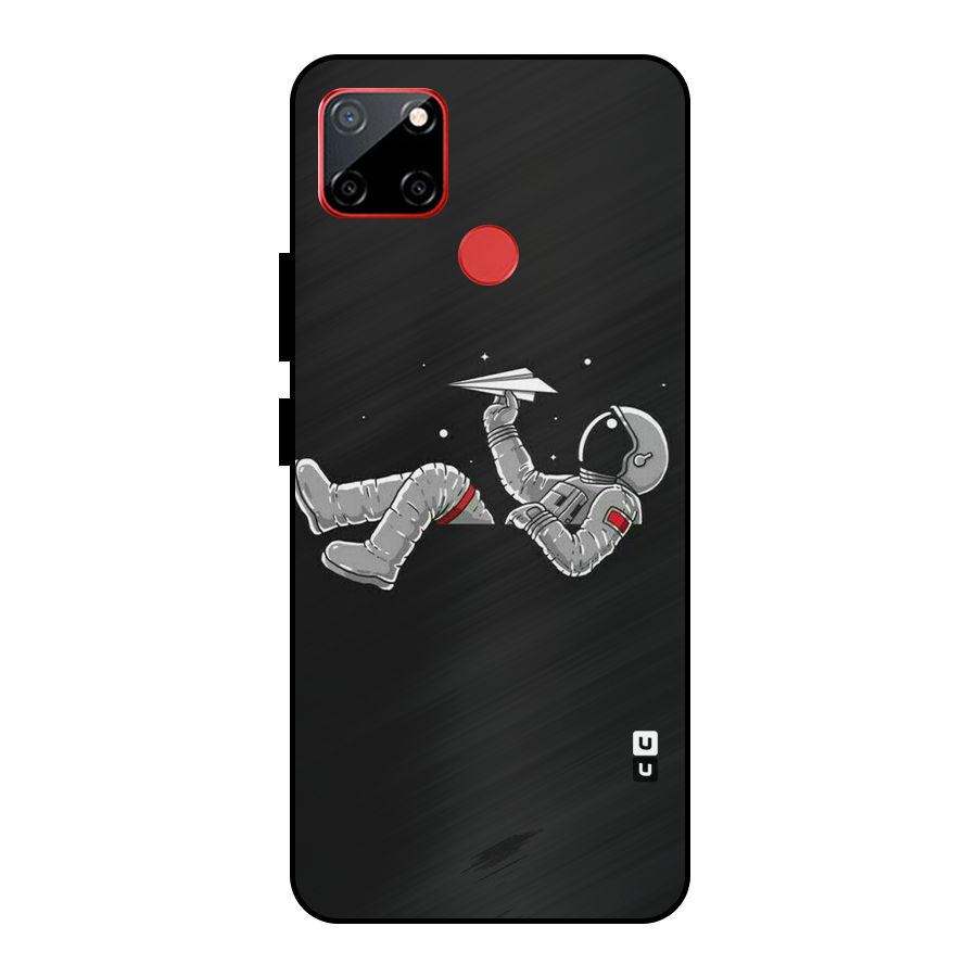Spaceman Flying Metal Back Case for Realme C12