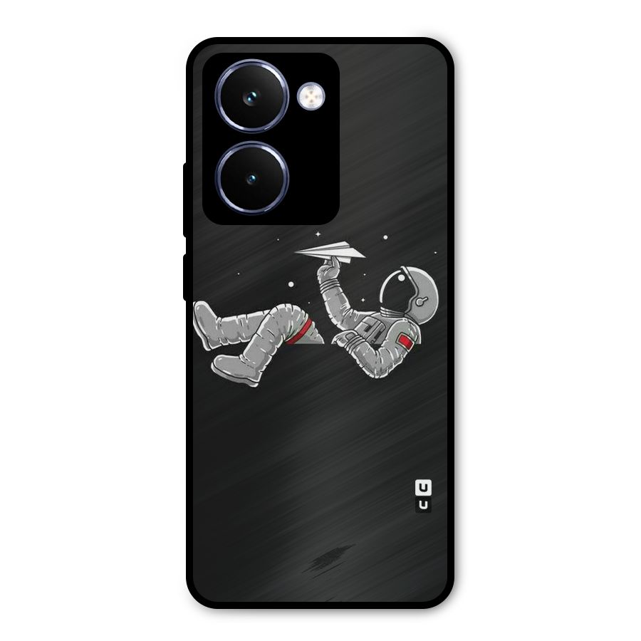Spaceman Flying Metal Back Case for Realme P3 Ultra