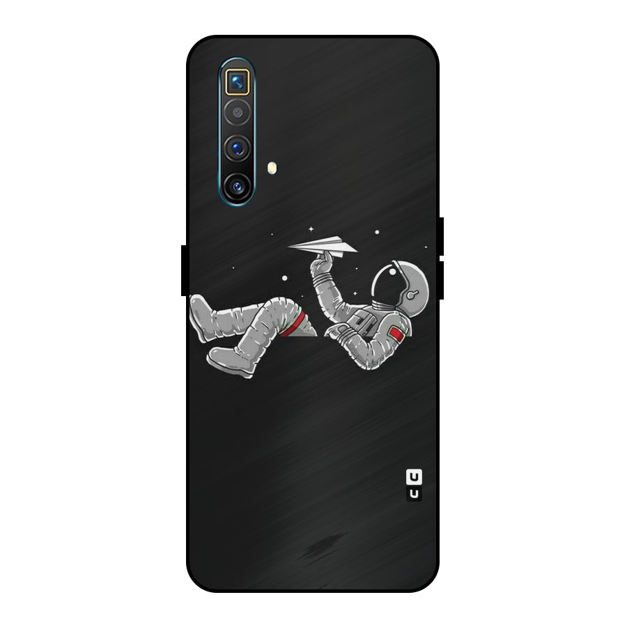 Spaceman Flying Metal Back Case for Realme X3 SuperZoom