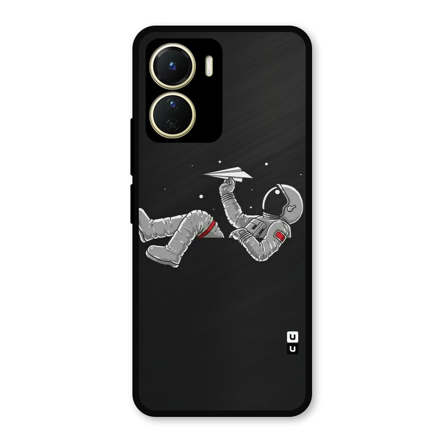 Spaceman Flying Metal Back Case for Vivo T2x