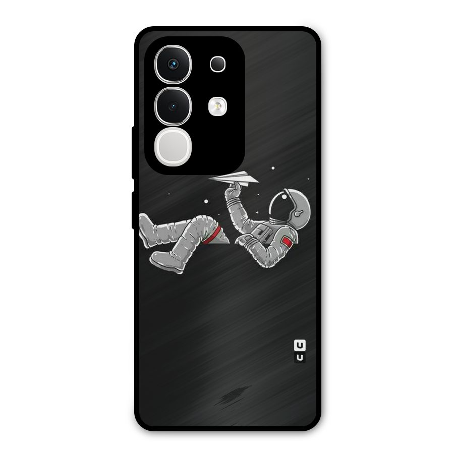 Spaceman Flying Metal Back Case for Vivo T4x