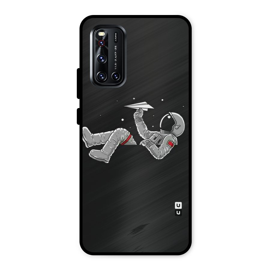 Spaceman Flying Metal Back Case for Vivo V19