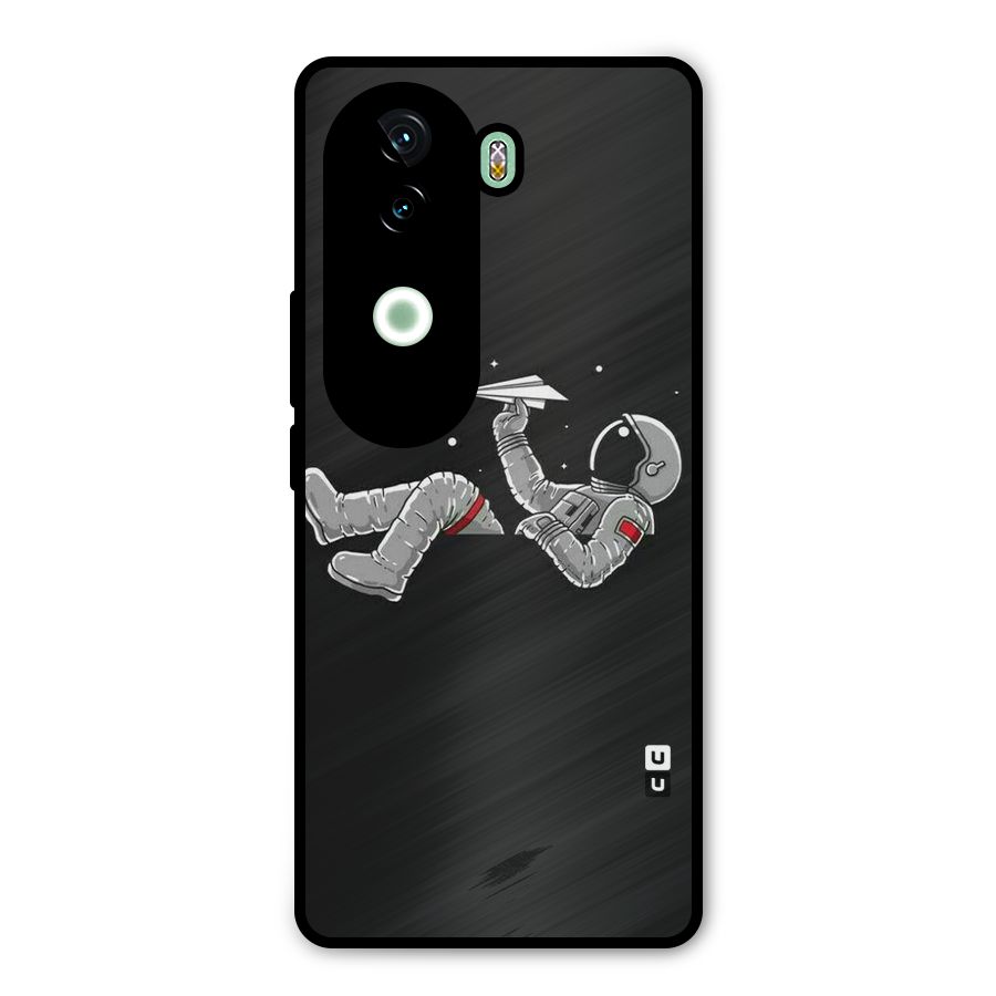 Spaceman Flying Metal Back Case for Vivo V40e