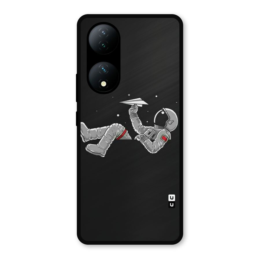 Spaceman Flying Metal Back Case for Vivo Y100a
