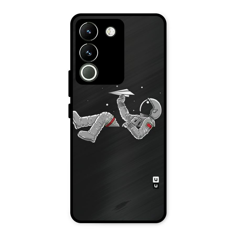 Spaceman Flying Metal Back Case for Vivo Y200
