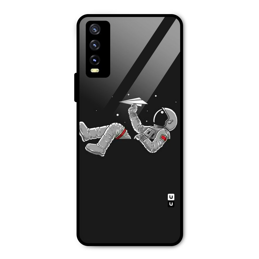Spaceman Flying Metal Back Case for Vivo Y20t