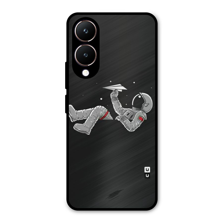 Spaceman Flying Metal Back Case for Vivo Y28