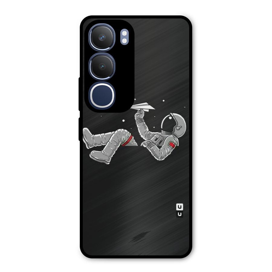 Spaceman Flying Metal Back Case for Vivo Y29