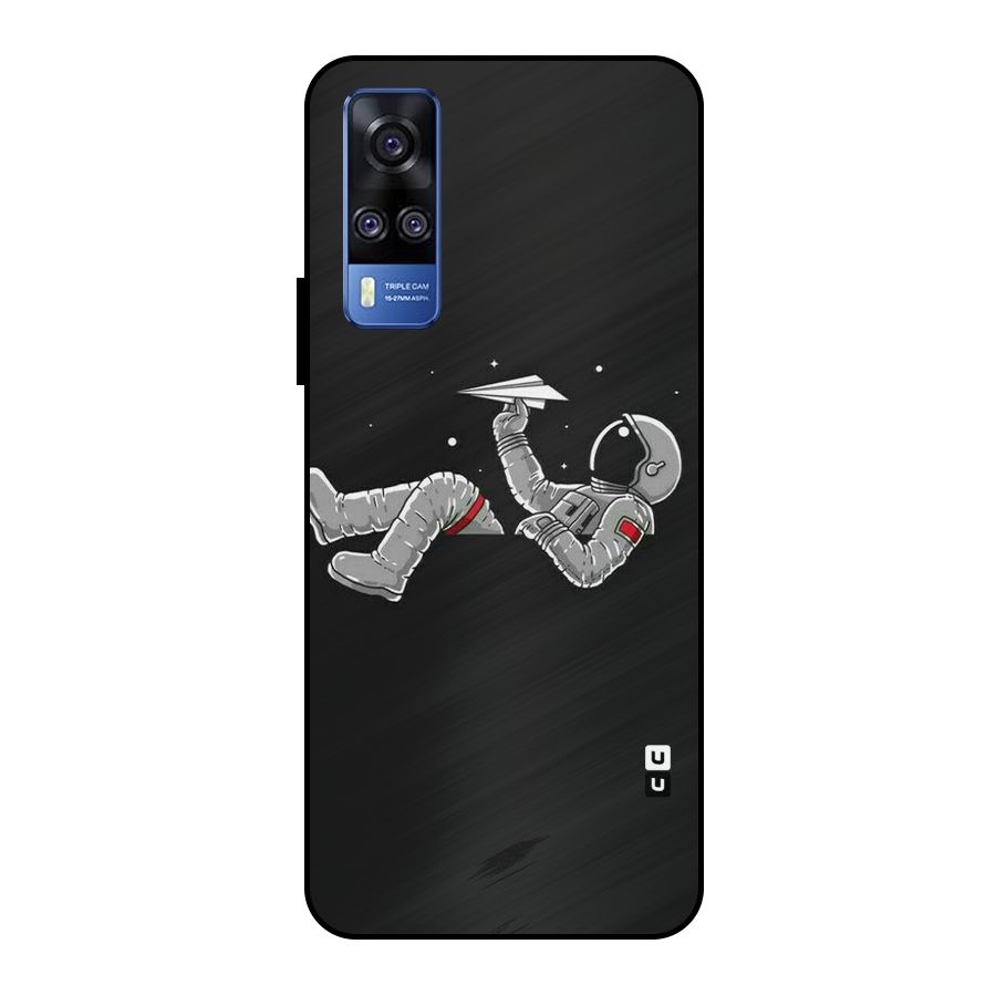 Spaceman Flying Metal Back Case for Vivo Y51