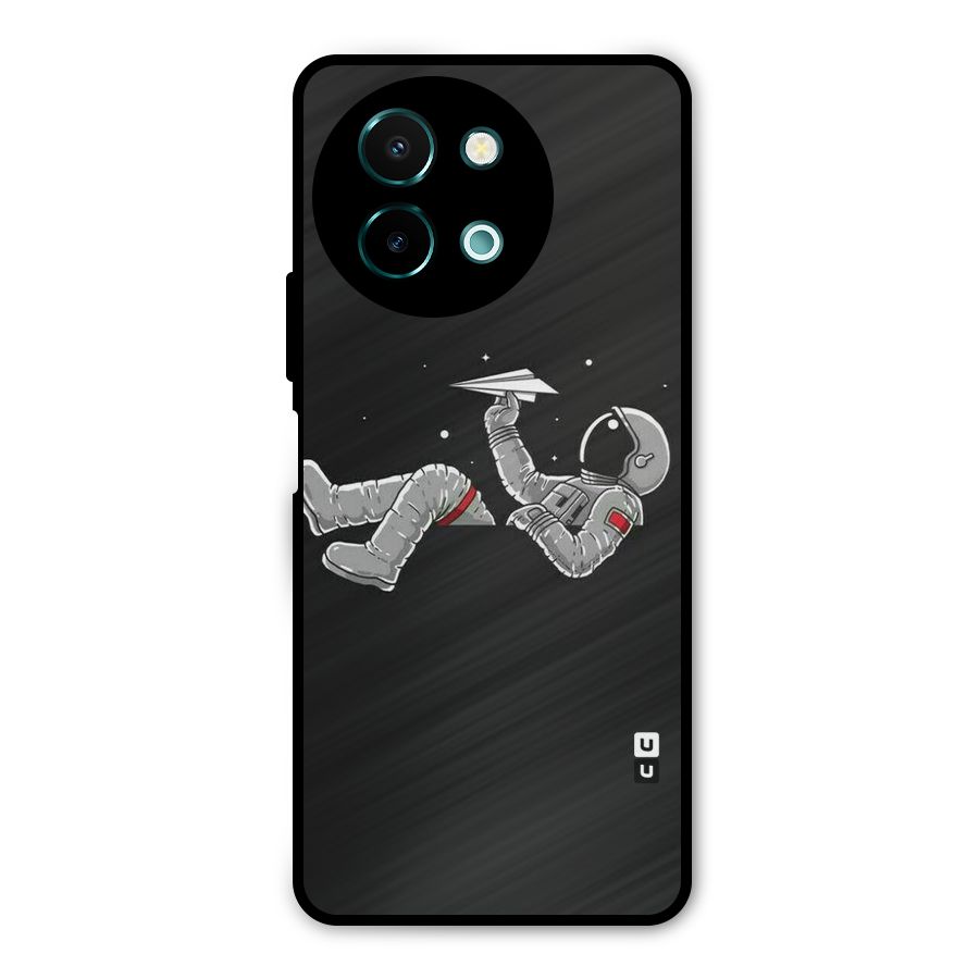 Spaceman Flying Metal Back Case for Vivo Y58